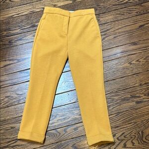 Ann Taylor warm, soft Mustard Yellow Straight Leg Pants